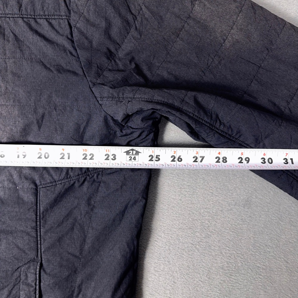 LL Bean Quilted Insulated Jacket Black Orange Lining Full Zip Outdoor Mens XL - Picture 6 of 10